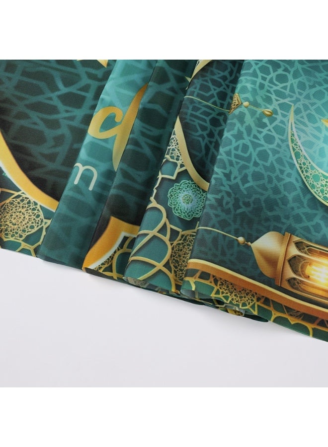 مفرش طاولة رمضان مبارك - زينة طاولة رمضان فوانيس المسجد الإسلامية سعيد رمضان مبارك 2026 لوازم الحفلات الزينة - Image 4
